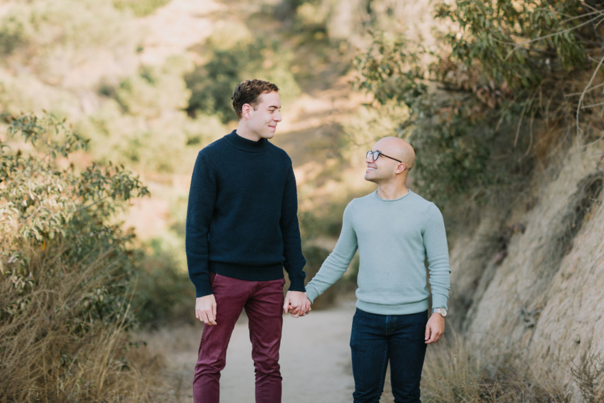 Surprise Proposal High above LA – Photo by Let's Frolic Together
