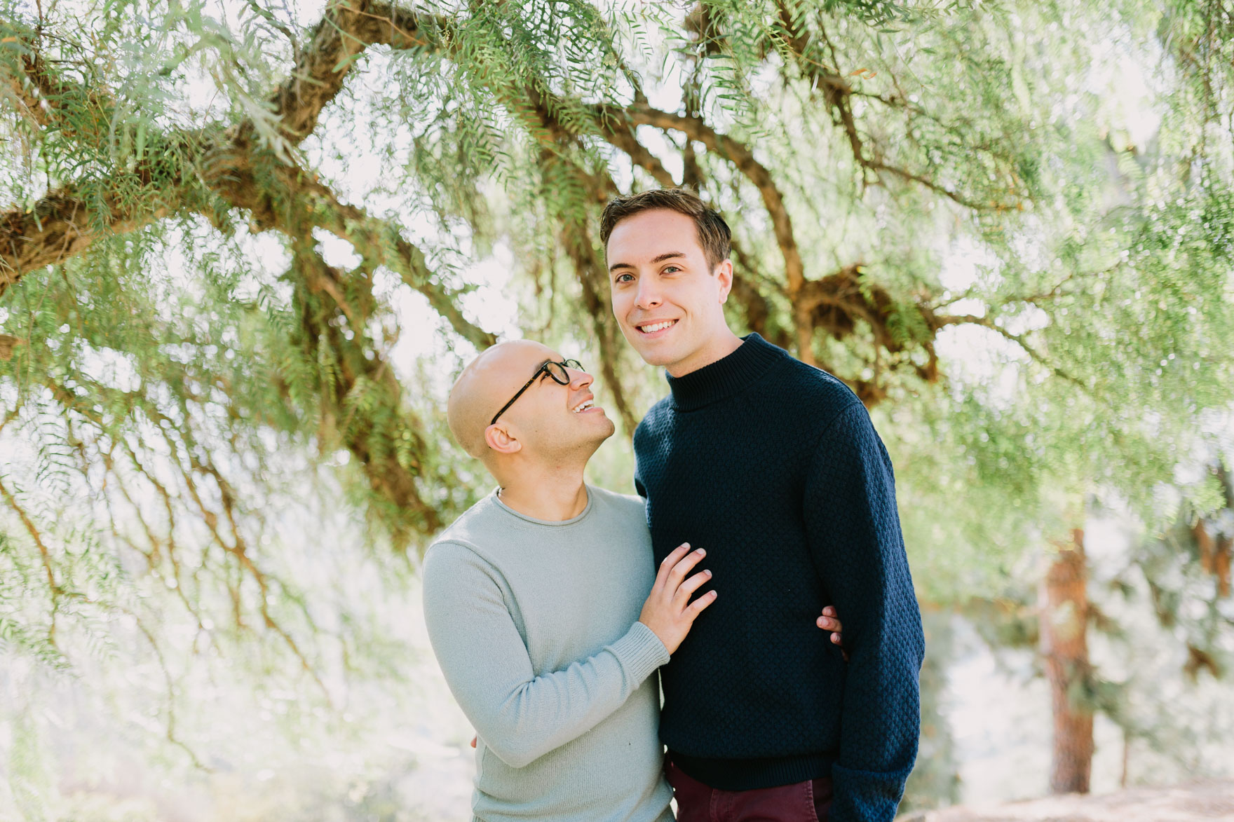 Surprise Proposal High above LA – Photo by Let's Frolic Together