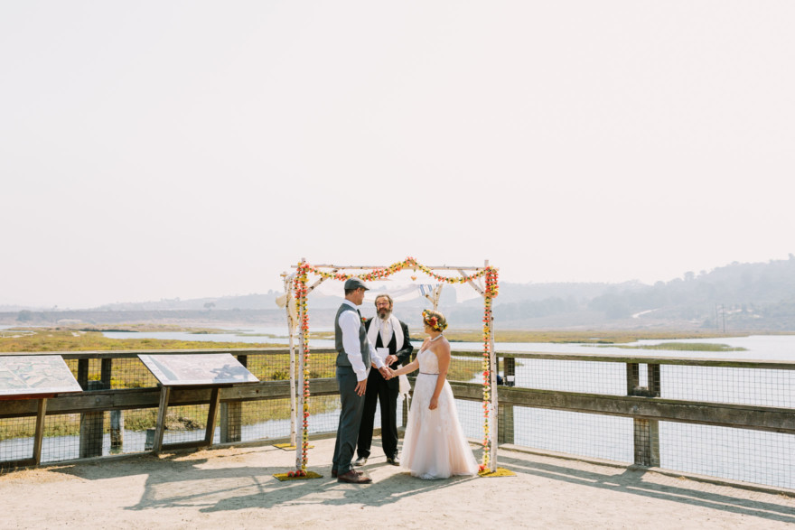 Sweet & Sunny Lagoon Elopement – Photo by Let's Frolic Together