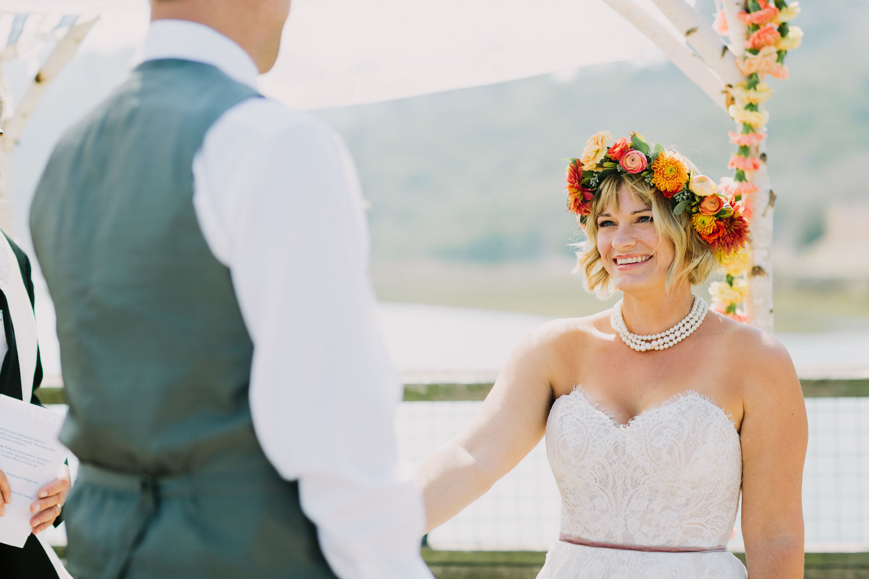 Sweet & Sunny Lagoon Elopement – Photo by Let's Frolic Together