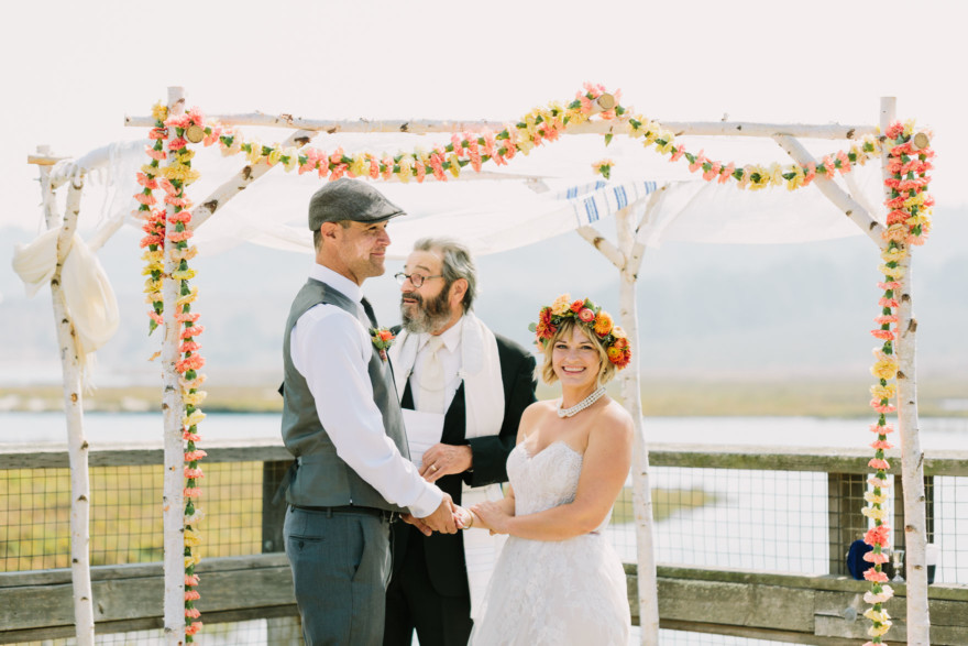 Sweet & Sunny Lagoon Elopement – Photo by Let's Frolic Together