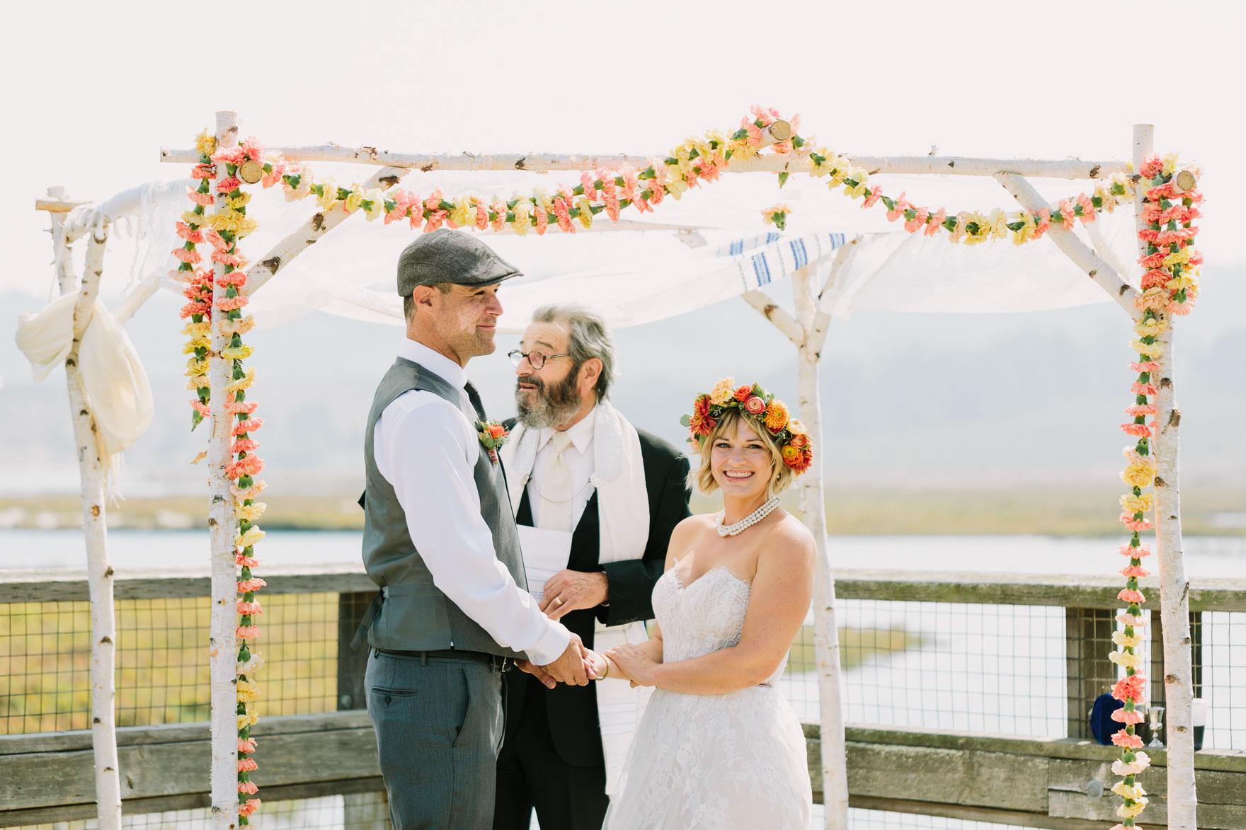 Sweet & Sunny Lagoon Elopement – Photo by Let's Frolic Together