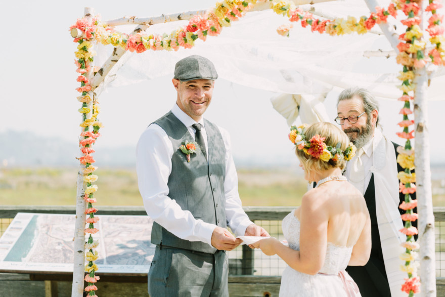 Sweet & Sunny Lagoon Elopement – Photo by Let's Frolic Together