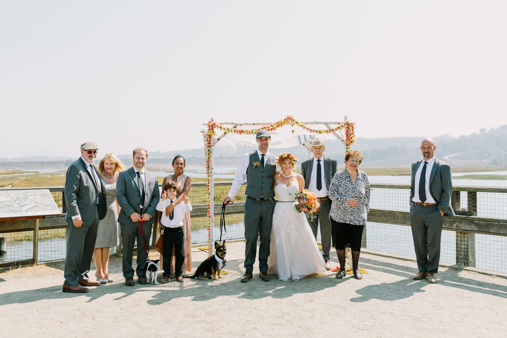 Sweet & Sunny Lagoon Elopement – Photo by Let's Frolic Together