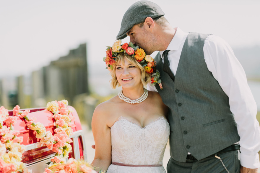 Sweet & Sunny Lagoon Elopement – Photo by Let's Frolic Together
