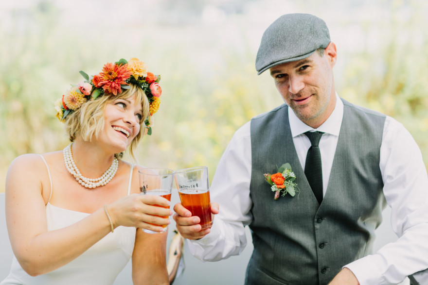 Sweet & Sunny Lagoon Elopement – Photo by Let's Frolic Together