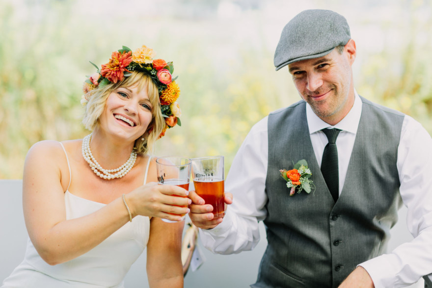 Sweet & Sunny Lagoon Elopement – Photo by Let's Frolic Together