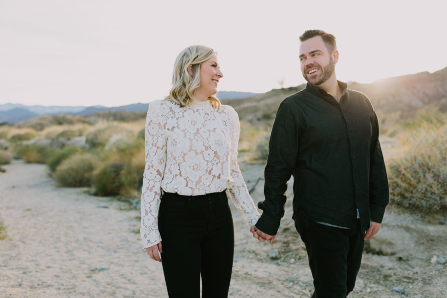 Black and White Desert Stroll &ndash; Photo by Let's Frolic Together