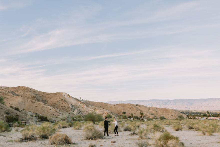 Black and White Desert Stroll &ndash; Photo by Let's Frolic Together