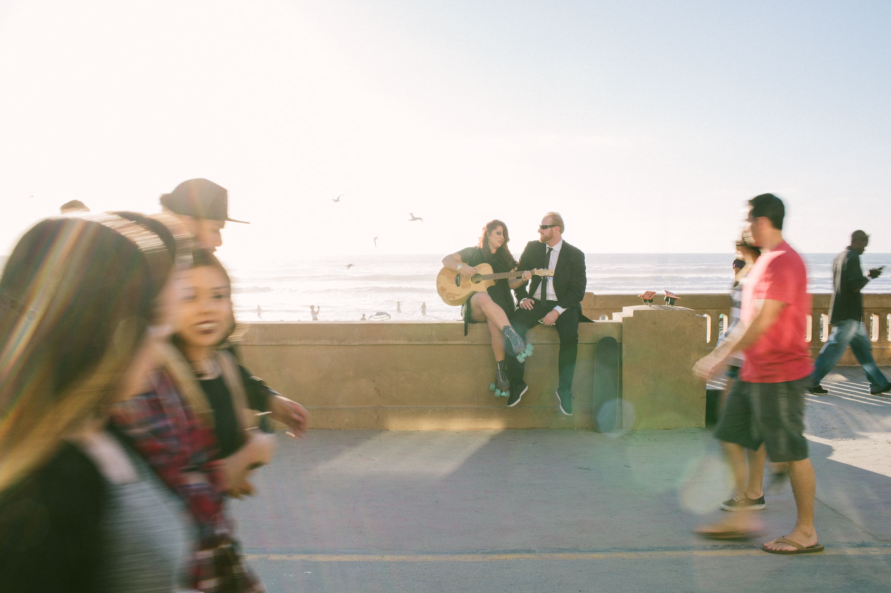 Skating By in Mission Beach – Photo by Let's Frolic Together