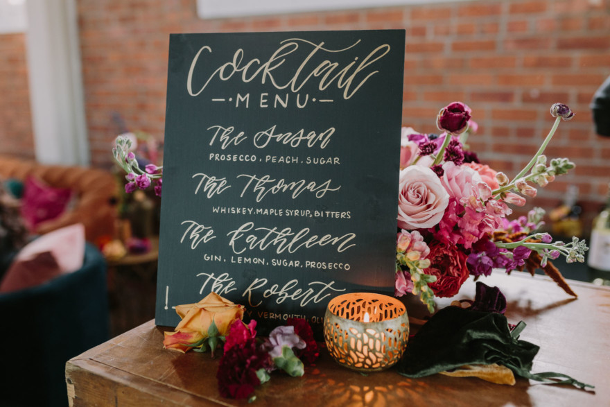 A Velvet Wedding at Historic Brick &ndash; Photo by Let's Frolic Together