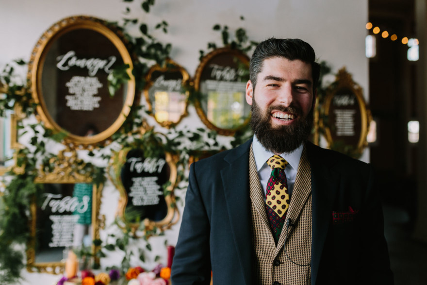 A Velvet Wedding at Historic Brick &ndash; Photo by Let's Frolic Together