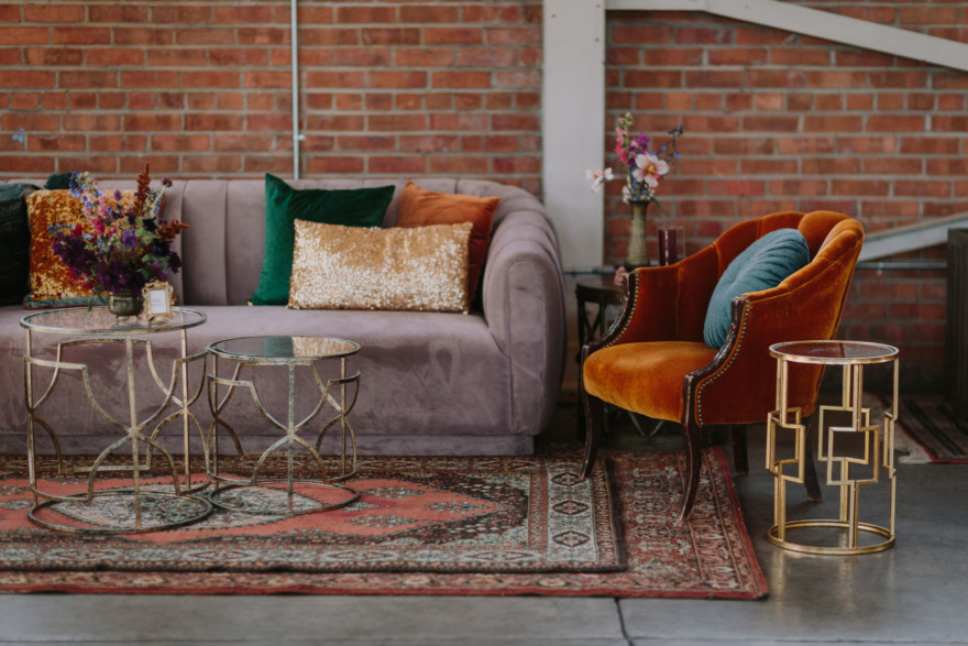 A Velvet Wedding at Historic Brick &ndash; Photo by Let's Frolic Together