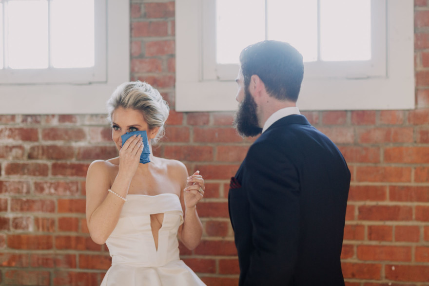 A Velvet Wedding at Historic Brick &ndash; Photo by Let's Frolic Together