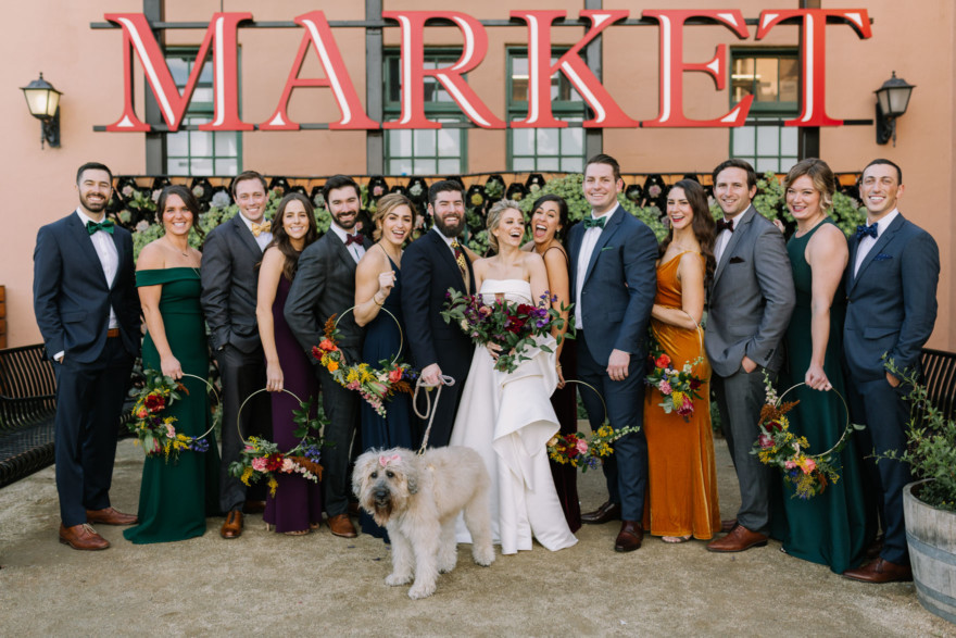 A Velvet Wedding at Historic Brick &ndash; Photo by Let's Frolic Together