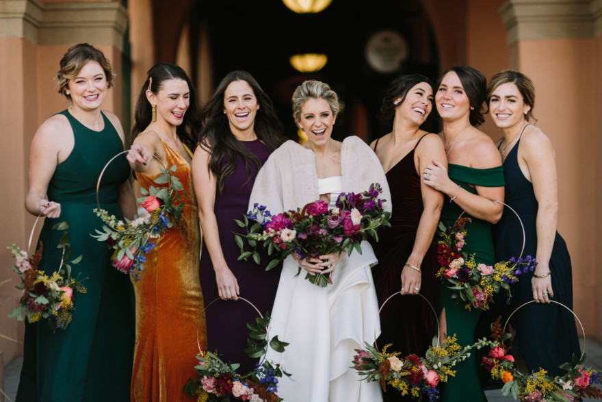 A Velvet Wedding at Historic Brick &ndash; Photo by Let's Frolic Together