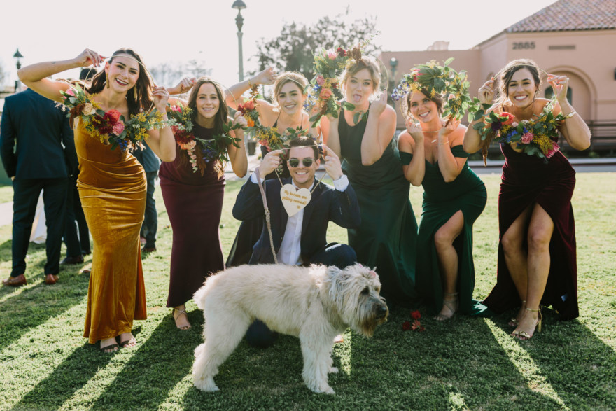 A Velvet Wedding at Historic Brick &ndash; Photo by Let's Frolic Together