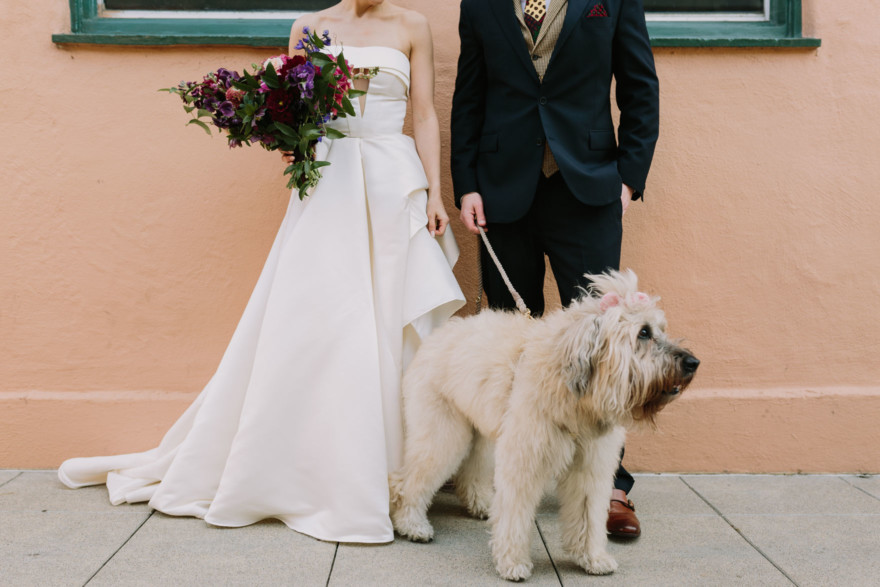 A Velvet Wedding at Historic Brick &ndash; Photo by Let's Frolic Together
