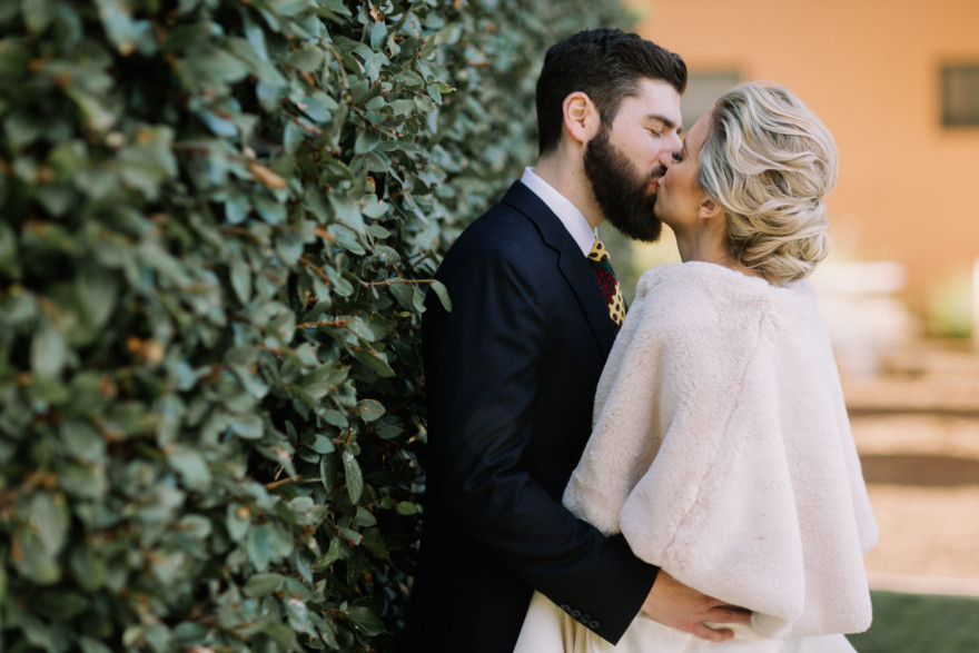 A Velvet Wedding at Historic Brick &ndash; Photo by Let's Frolic Together