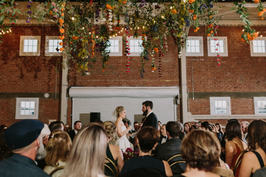 A Velvet Wedding at Historic Brick &ndash; Photo by Let's Frolic Together