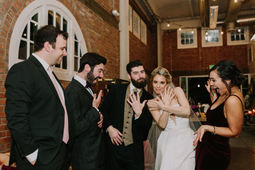 A Velvet Wedding at Historic Brick &ndash; Photo by Let's Frolic Together