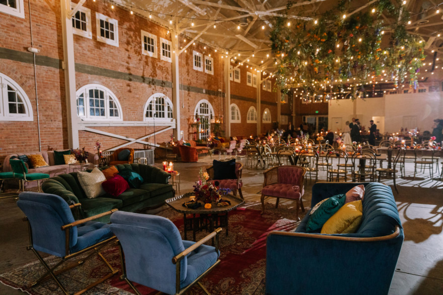 A Velvet Wedding at Historic Brick &ndash; Photo by Let's Frolic Together