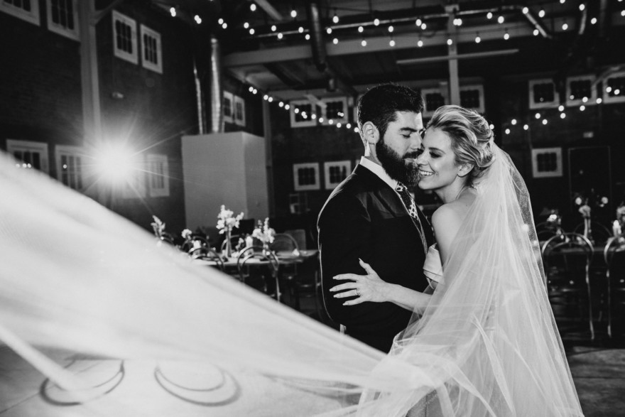 A Velvet Wedding at Historic Brick &ndash; Photo by Let's Frolic Together