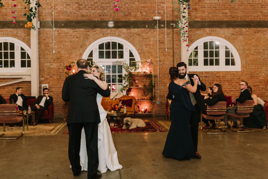 A Velvet Wedding at Historic Brick &ndash; Photo by Let's Frolic Together