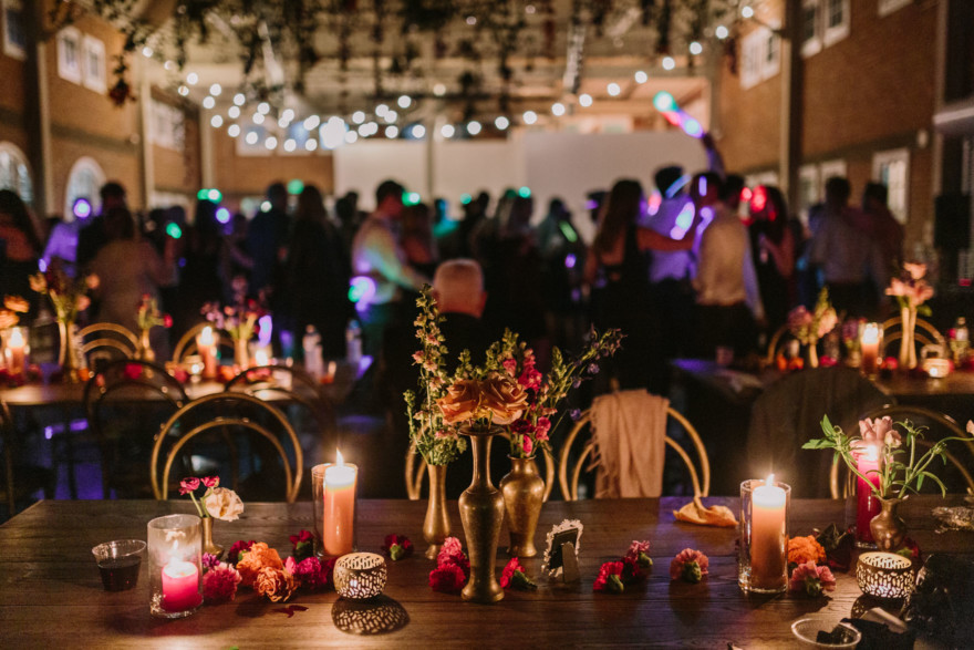 A Velvet Wedding at Historic Brick &ndash; Photo by Let's Frolic Together