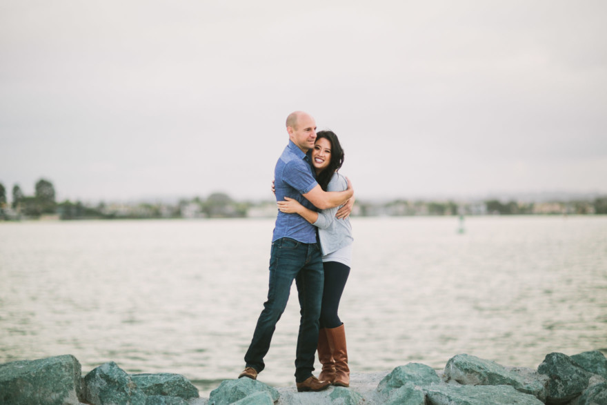Holding Hands by the Harbor &ndash; Photo by Let's Frolic Together