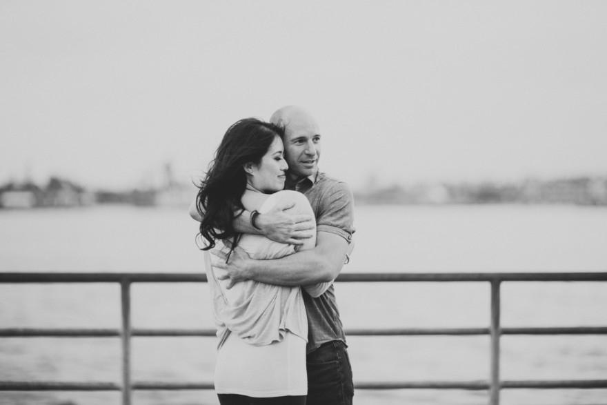 Holding Hands by the Harbor &ndash; Photo by Let's Frolic Together