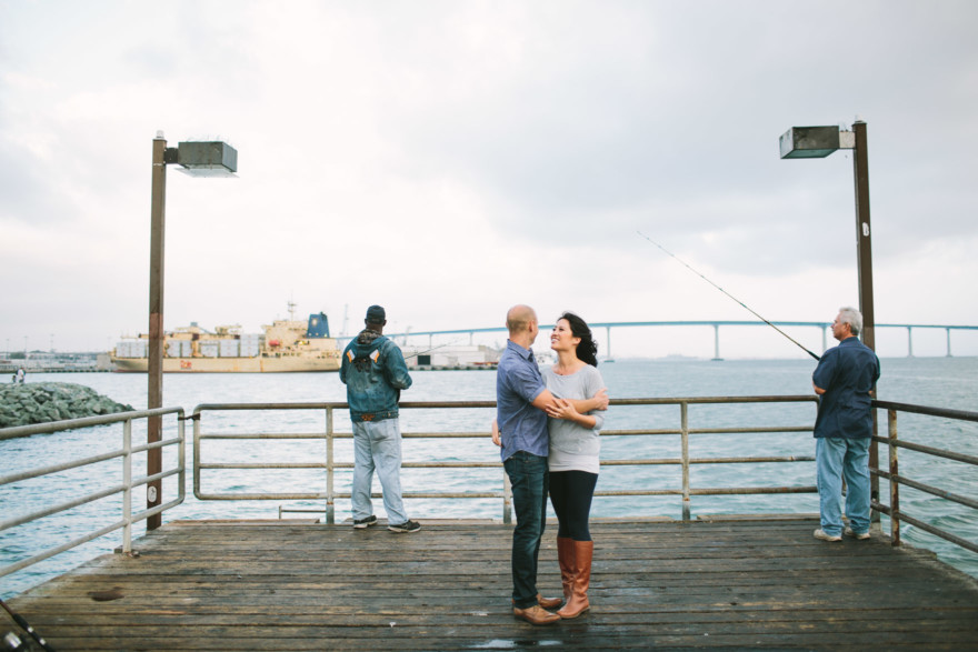 Holding Hands by the Harbor &ndash; Photo by Let's Frolic Together