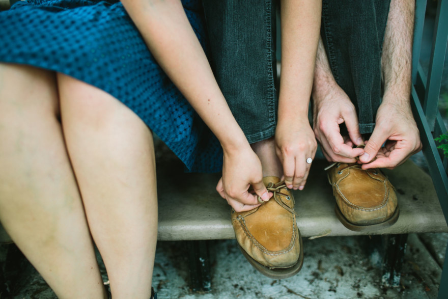 Snuggly Montreal Engagement &ndash; Photo by Let's Frolic Together