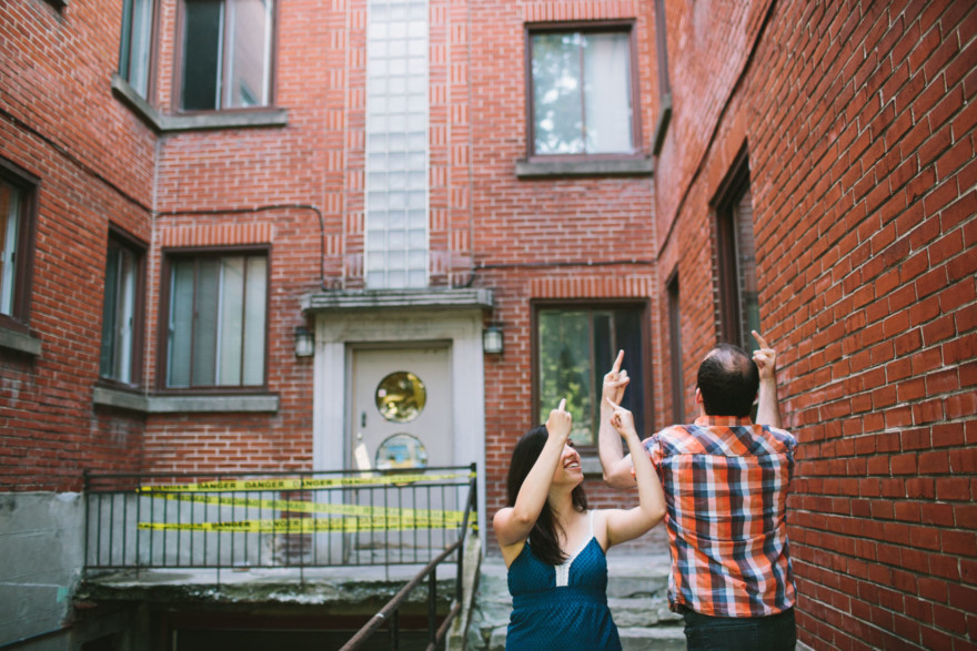 Snuggly Montreal Engagement &ndash; Photo by Let's Frolic Together