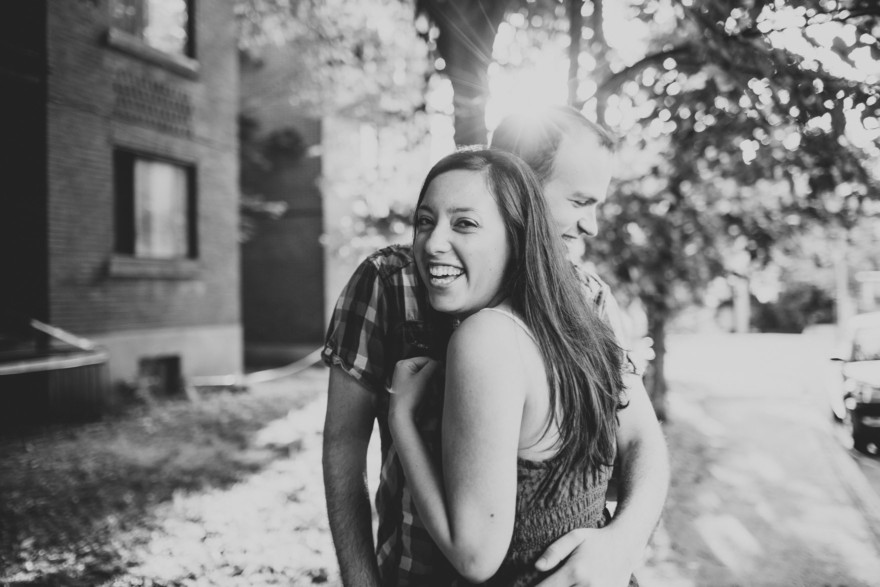 Snuggly Montreal Engagement &ndash; Photo by Let's Frolic Together