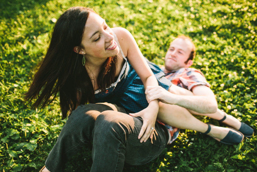 Snuggly Montreal Engagement &ndash; Photo by Let's Frolic Together