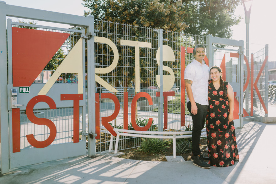 Love in the LA Arts District &ndash; Photo by Let's Frolic Together
