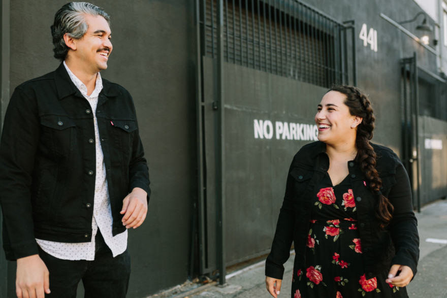 Love in the LA Arts District &ndash; Photo by Let's Frolic Together