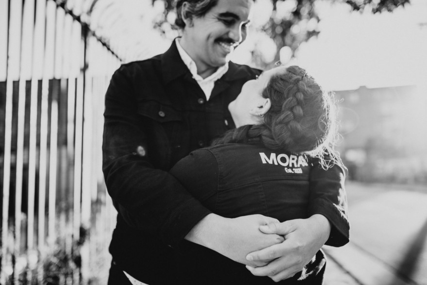 Love in the LA Arts District &ndash; Photo by Let's Frolic Together