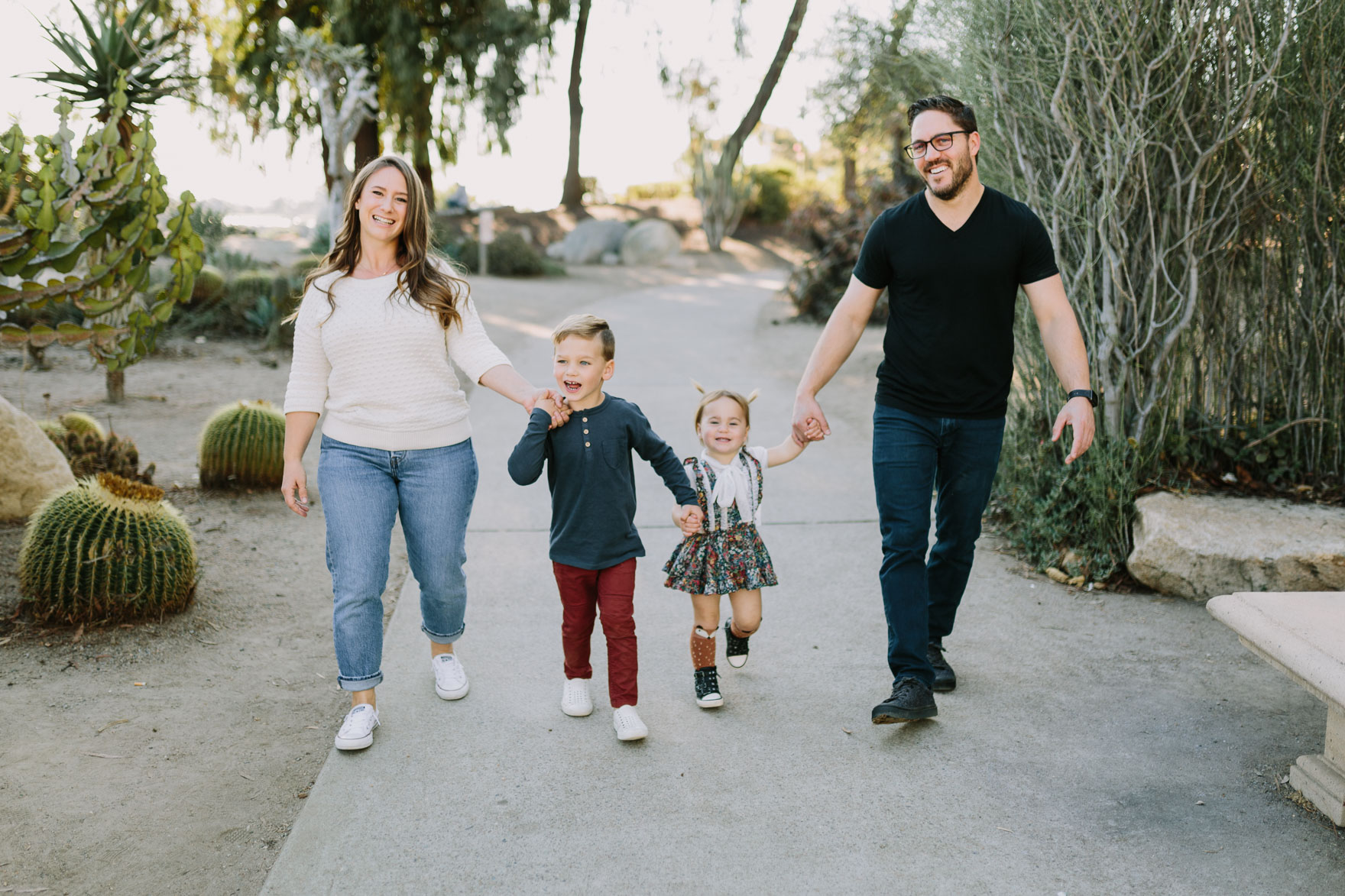 Family Fun in the Cactus Garden – Photo by Let's Frolic Together