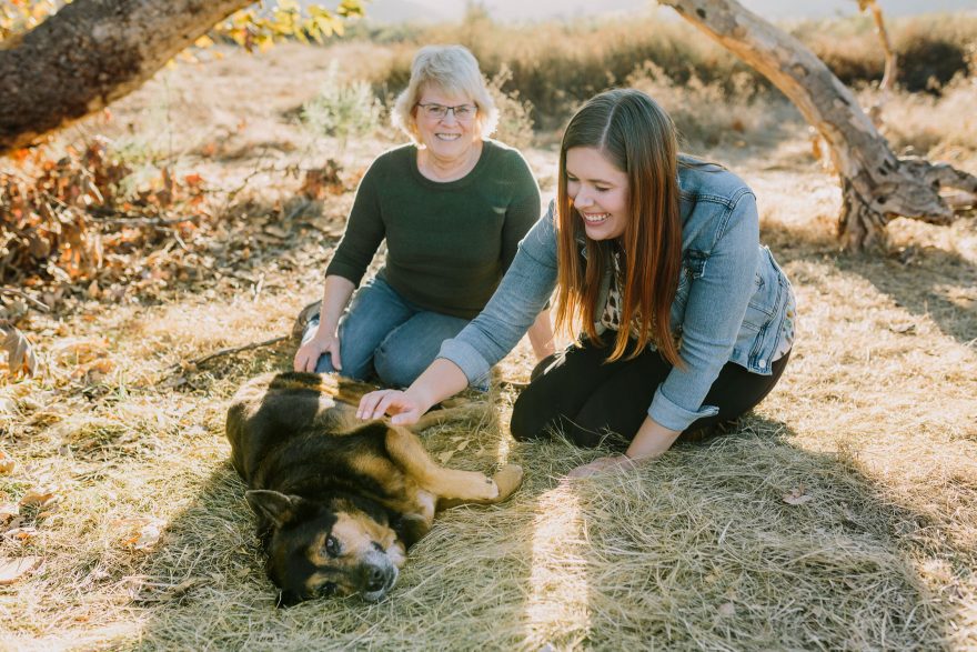 Golden Hour Puppy Snuggles – Photo by Let's Frolic Together