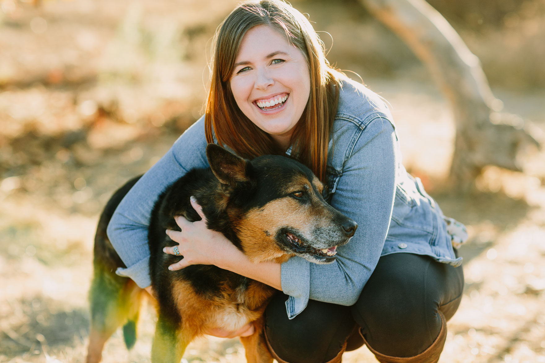 Golden Hour Puppy Snuggles – Photo by Let's Frolic Together