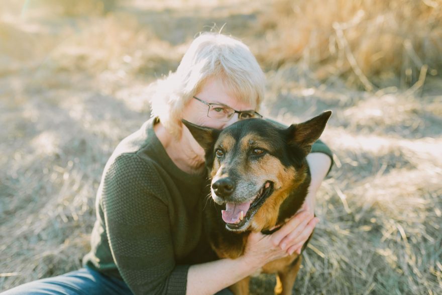 Golden Hour Puppy Snuggles – Photo by Let's Frolic Together