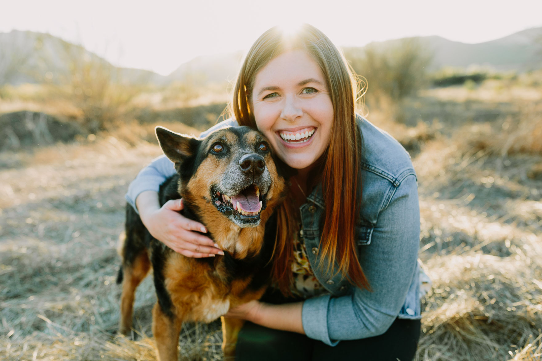 Golden Hour Puppy Snuggles – Photo by Let's Frolic Together