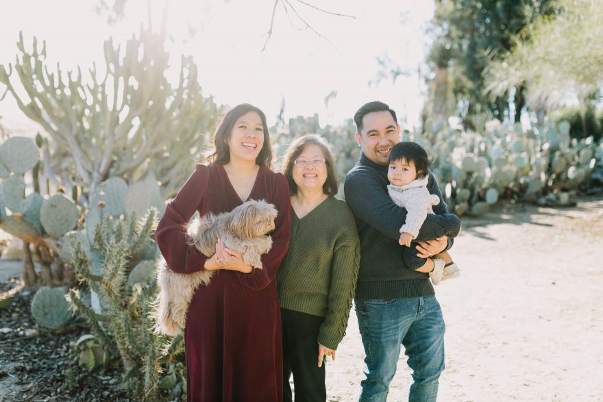 Cactus Garden Family Cuddles – Photo by Let's Frolic Together
