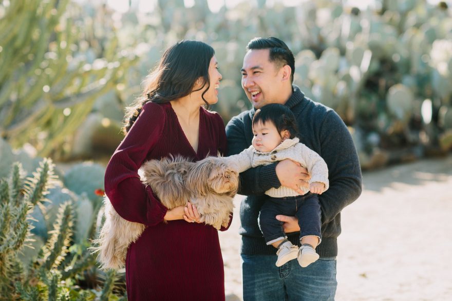 Cactus Garden Family Cuddles – Photo by Let's Frolic Together