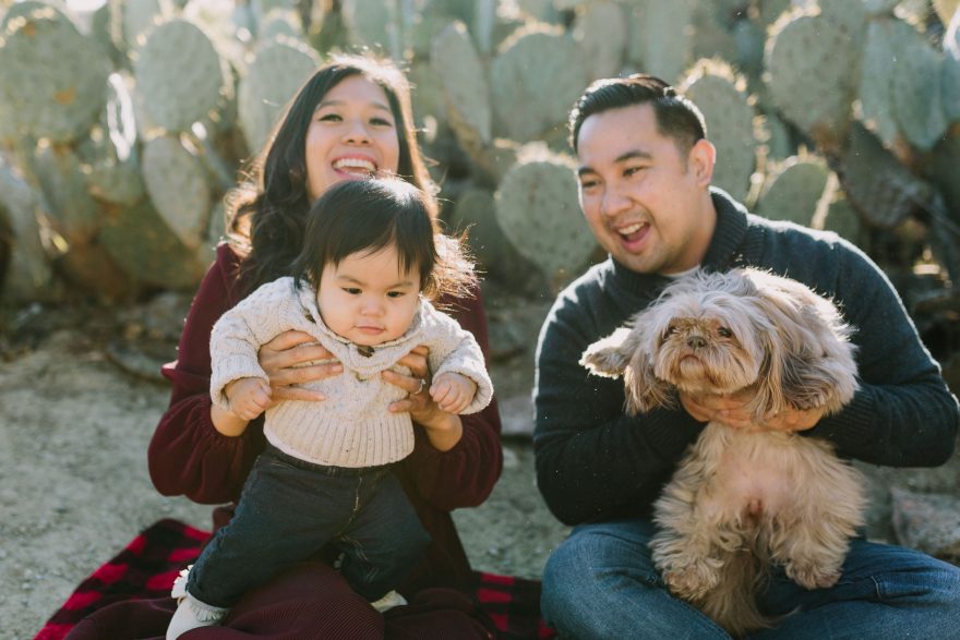 Cactus Garden Family Cuddles – Photo by Let's Frolic Together