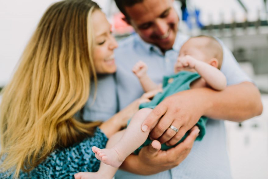 Boats & Newborn Baby Bliss &ndash; Photo by Let's Frolic Together