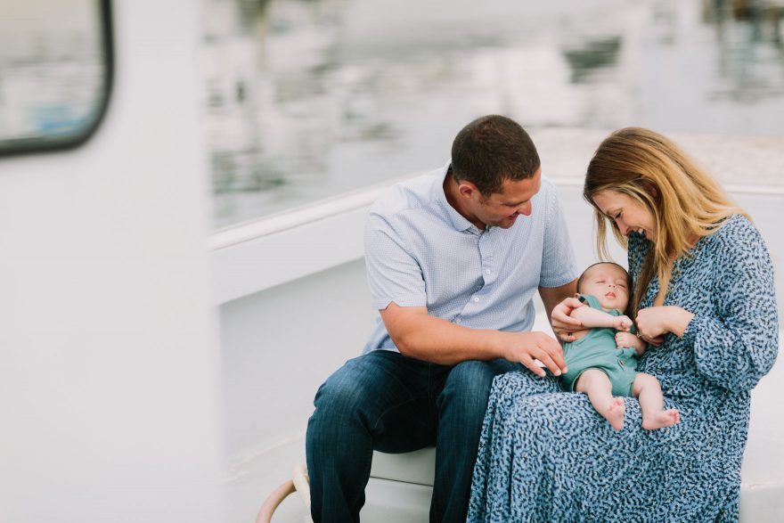 Boats & Newborn Baby Bliss &ndash; Photo by Let's Frolic Together
