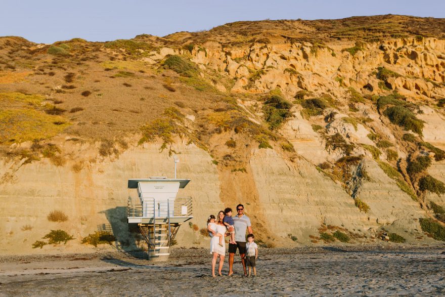 Family Beach Day at Torrey Pines – Photo by Let's Frolic Together
